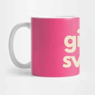 Girly Swot (cream) Mug